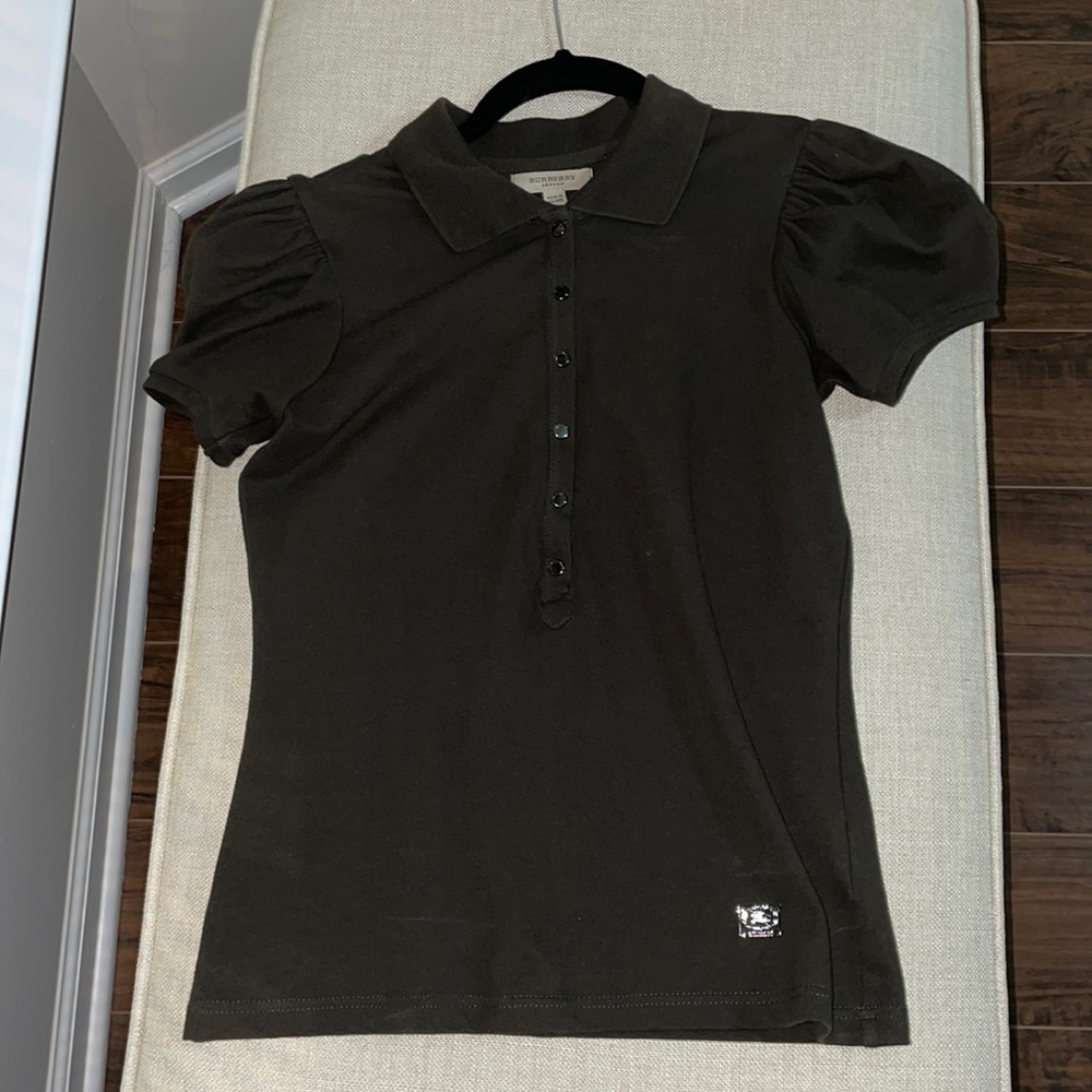 Puffy sleeve Burberry shirt